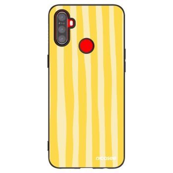 Ovitek za Realme C3 - Lines lemon