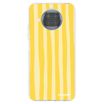 Picasee silikonski prozorni ovitek za Xiaomi Mi 10T Lite - Lines lemon