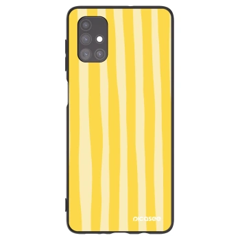 Ovitek za Samsung Galaxy M51 M515F - Lines lemon