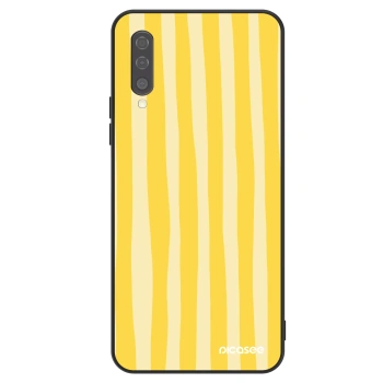 Ovitek za Samsung Galaxy A50 A505F - Lines lemon