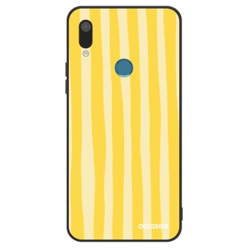 Ovitek za Huawei Y7 2019 - Lines lemon