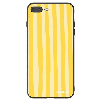 Ovitek za Apple iPhone 8 Plus - Lines lemon
