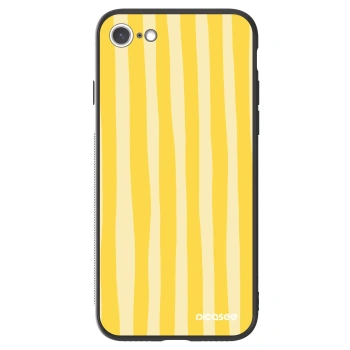Picasee ULTIMATE CASE za Apple iPhone SE 2022 - Lines lemon