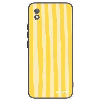 Picasee silikonski črni ovitek za Realme C11 (2021) - Lines lemon