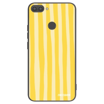 Ovitek za Huawei P Smart - Lines lemon