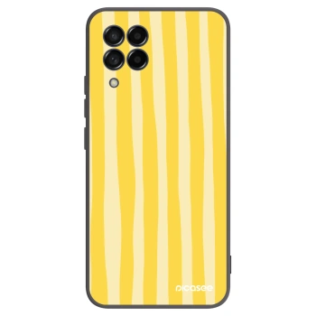 Ovitek za Samsung Galaxy M53 5G - Lines lemon