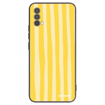 Ovitek za Motorola Moto E40 - Lines lemon