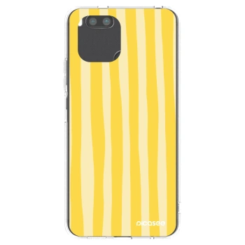 Picasee silikonski prozorni ovitek za Xiaomi Redmi A1 - Lines lemon