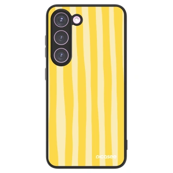Ovitek za Samsung Galaxy S23 5G - Lines lemon