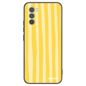 Ovitek za Motorola Moto G62 - Lines lemon
