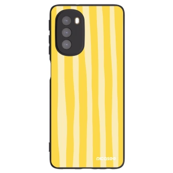 Ovitek za Motorola Moto G51 - Lines lemon