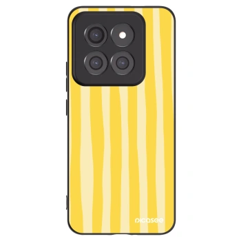Picasee silikonski črni ovitek za Xiaomi 14 Pro - Lines lemon