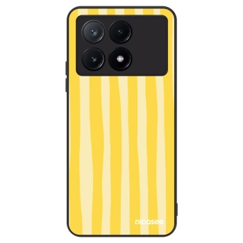 Ovitek za Xiaomi Poco X6 Pro - Lines lemon