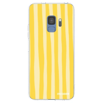 Ovitek za Samsung Galaxy S9 G960F - Lines lemon