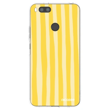 Ovitek za Xiaomi Mi A1 Global - Lines lemon