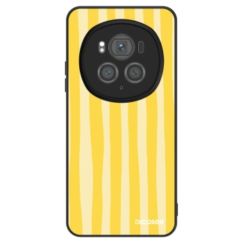 Ovitek za Honor Magic6 Pro - Lines lemon