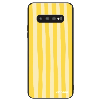 Ovitek za Samsung Galaxy S10 Plus G975 - Lines lemon