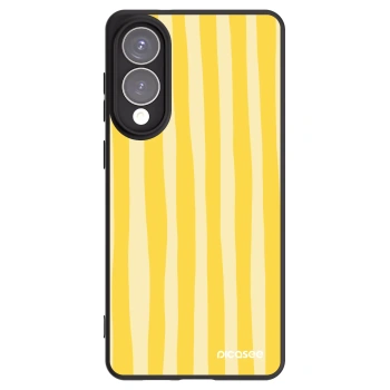 Picasee silikonski črni ovitek za Samsung Galaxy S25 Edge 5G - Lines lemon