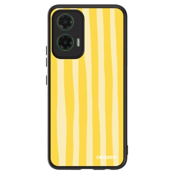 Ovitek za Motorola Moto G35 5G - Lines lemon