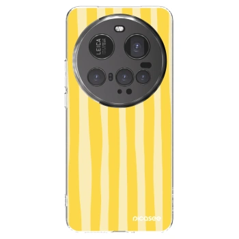 Picasee silikonski prozorni ovitek za Xiaomi 15 Ultra - Lines lemon