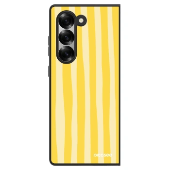 Ovitek za Samsung Galaxy Z Fold6 5G - Lines lemon