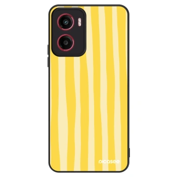 Ovitek za Motorola Moto G05 - Lines lemon