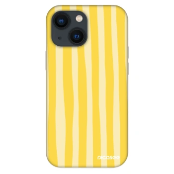 Ovitek za Apple iPhone 13 mini - Lines lemon