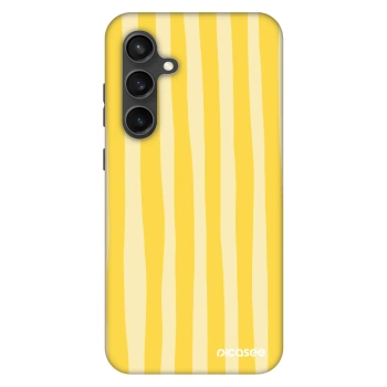 Ovitek za Samsung Galaxy S24 FE S721B - Lines lemon
