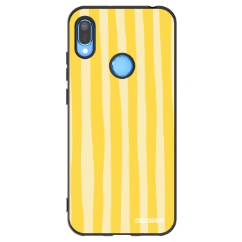 Ovitek za Huawei Y6 2019 - Lines lemon