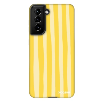 Ovitek za Samsung Galaxy S21 5G G991B - Lines lemon