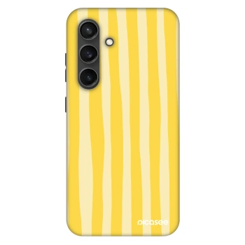 Ovitek za Samsung Galaxy S24 S921B 5G - Lines lemon