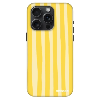 Ovitek za Apple iPhone 15 Pro - Lines lemon