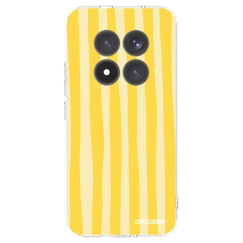 Picasee silikonski prozorni ovitek za Xiaomi Redmi Note 15 Pro+ - Lines lemon