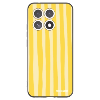 Picasee silikonski črni ovitek za Xiaomi 15T - Lines lemon