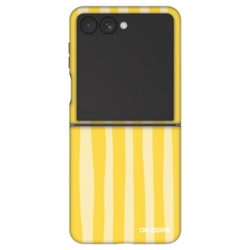 Picasee Fashion Case za Samsung Galaxy Z Flip7 5G - Lines lemon