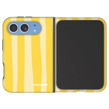 Ovitek za Apple iPhone Duo - Lines lemon