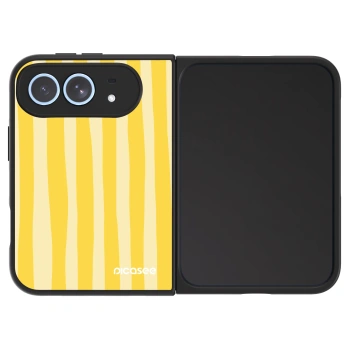 Picasee ULTIMATE CASE za Apple iPhone Duo - Lines lemon