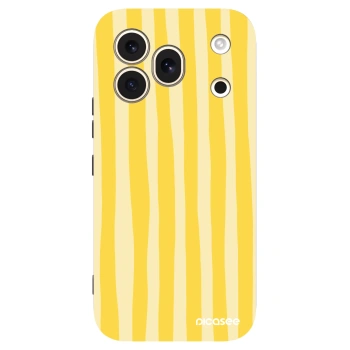 Ovitek za Honor 600 Pro - Lines lemon