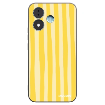 Picasee silikonski črni ovitek za Xiaomi Redmi Note 17 5G - Lines lemon