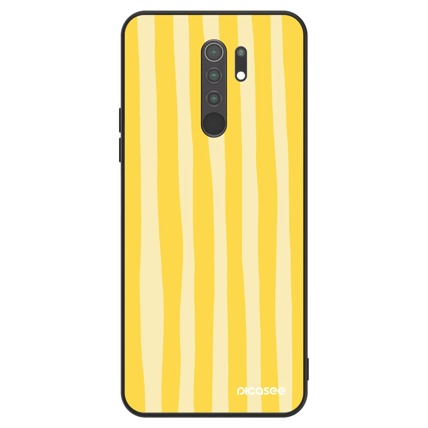 Picasee ULTIMATE CASE za Xiaomi Redmi 9 - Lines lemon