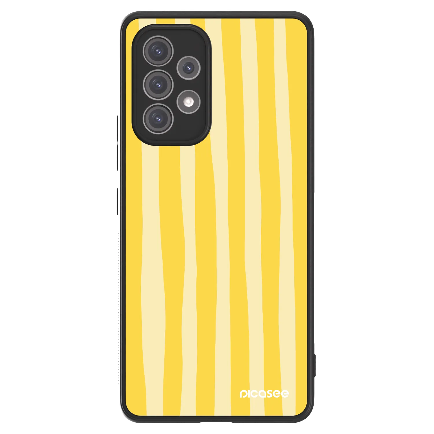 Picasee ULTIMATE CASE za Samsung Galaxy A52s 5G A528B - Lines lemon