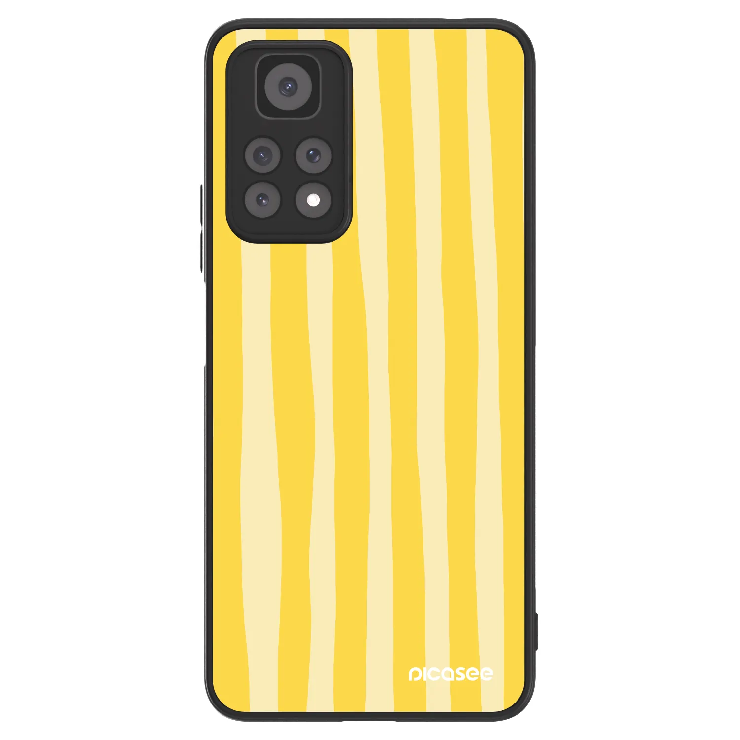 Picasee ULTIMATE CASE za Xiaomi Redmi Note 11 Pro 5G - Lines lemon