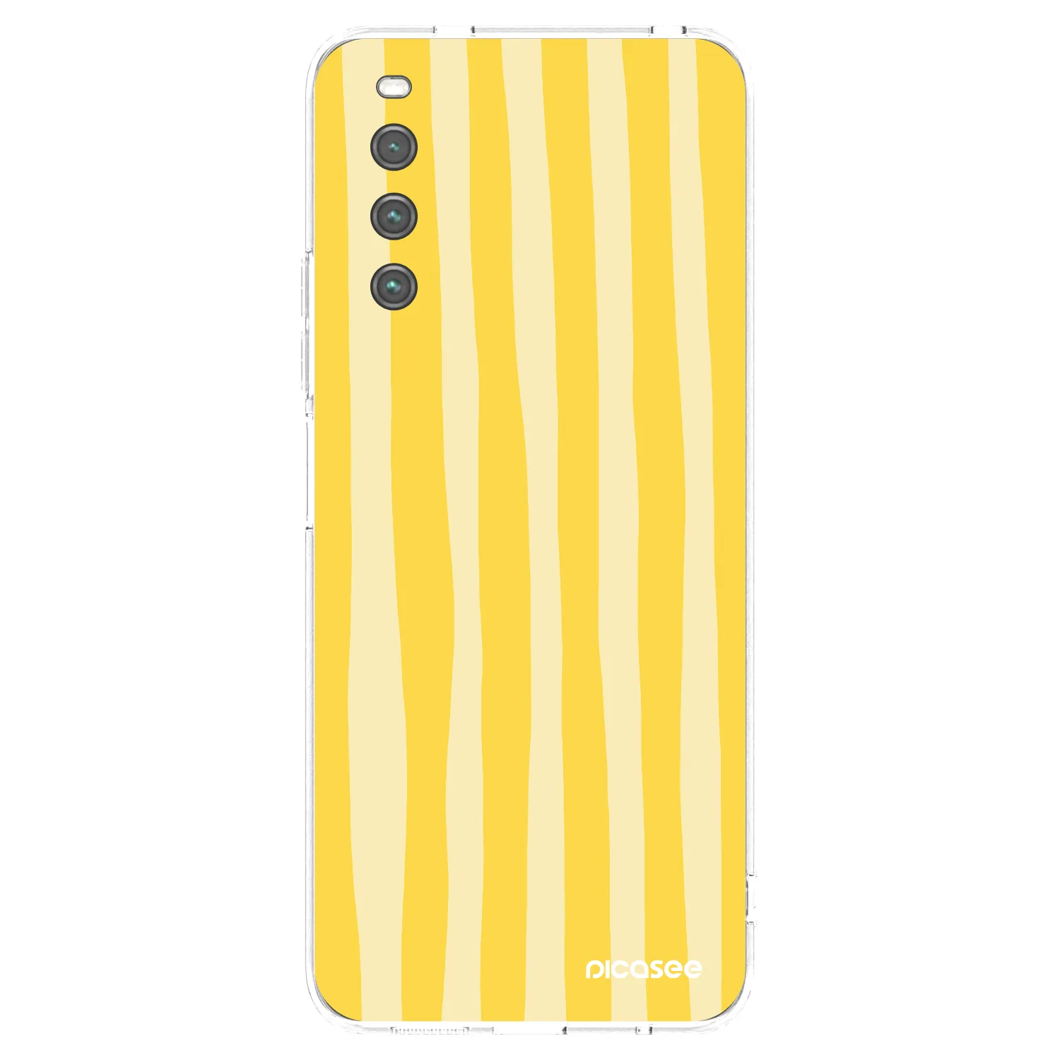 Picasee silikonski prozorni ovitek za Sony Xperia 10 IV 5G - Lines lemon