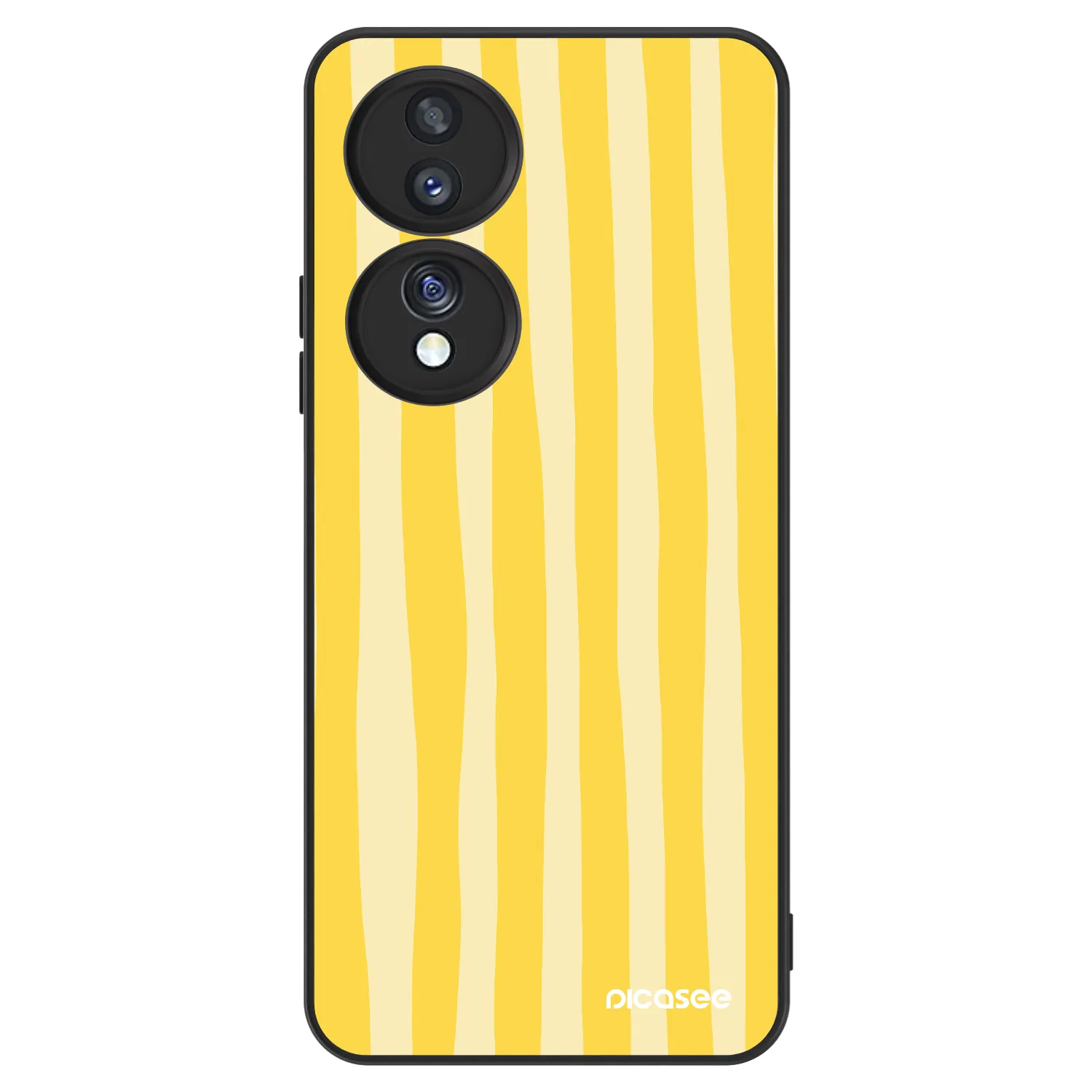 Picasee ULTIMATE CASE za Honor 70 - Lines lemon