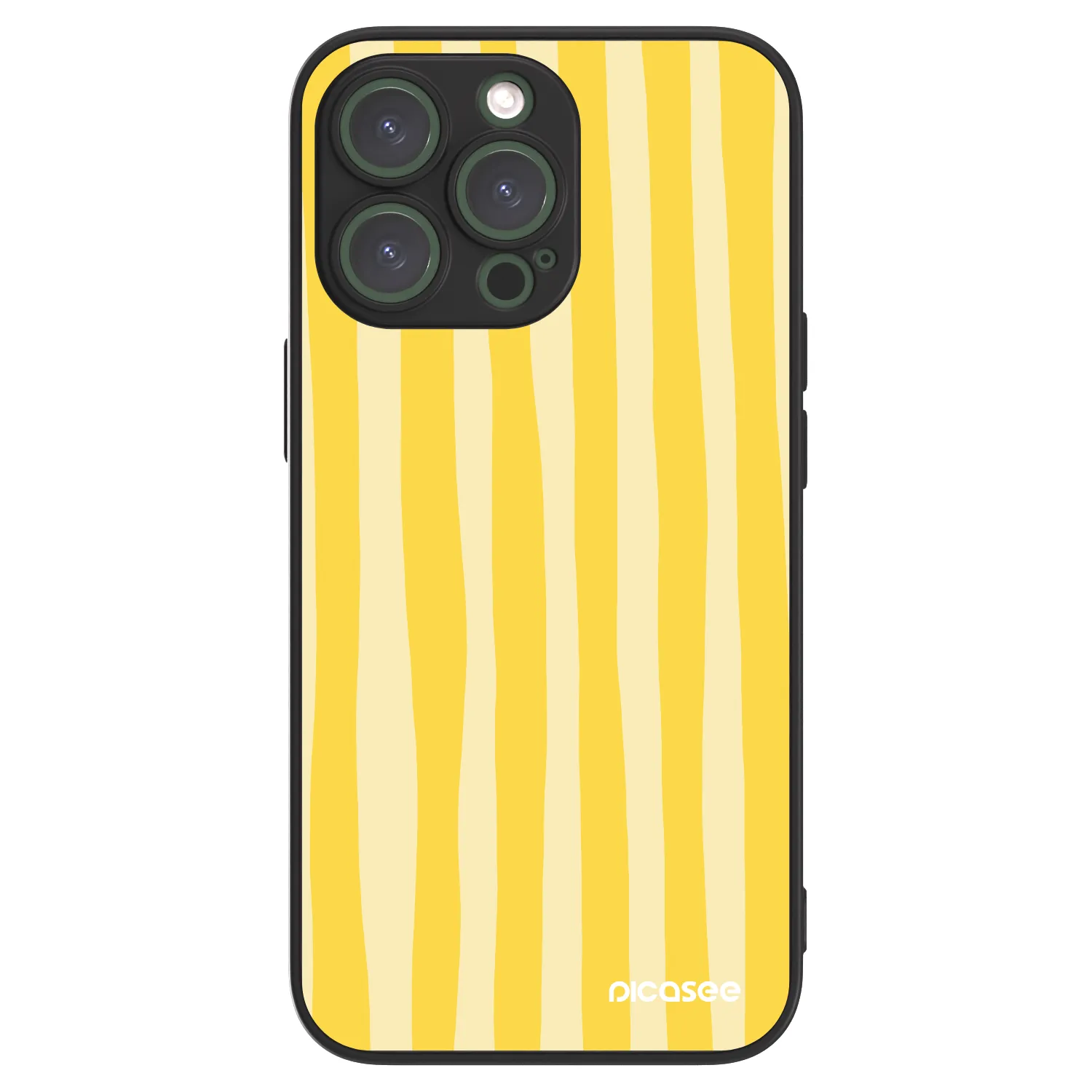 Picasee ULTIMATE CASE MagSafe za Apple iPhone 13 Pro - Lines lemon