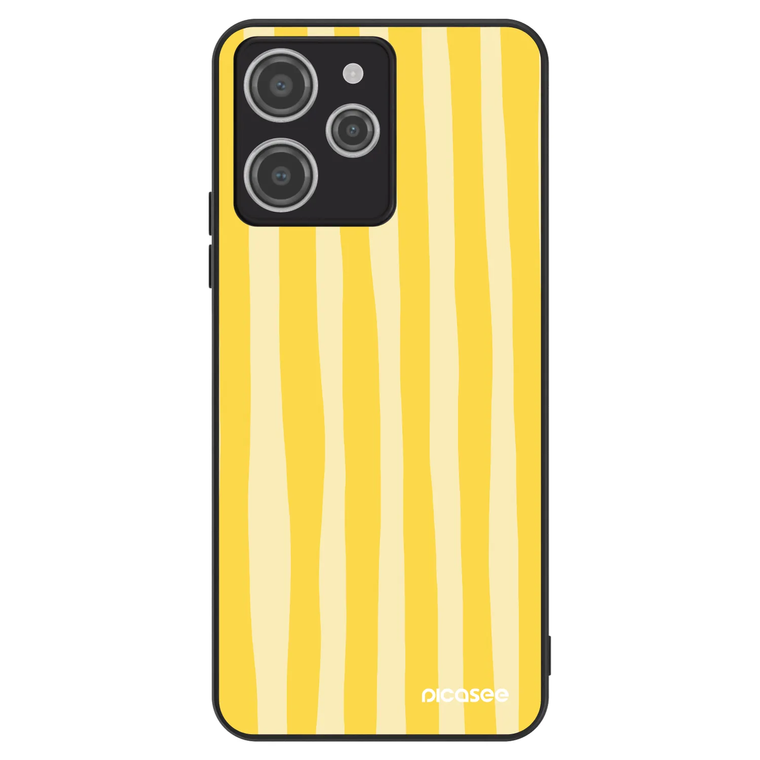 Picasee ULTIMATE CASE za Xiaomi Redmi 12 4G - Lines lemon