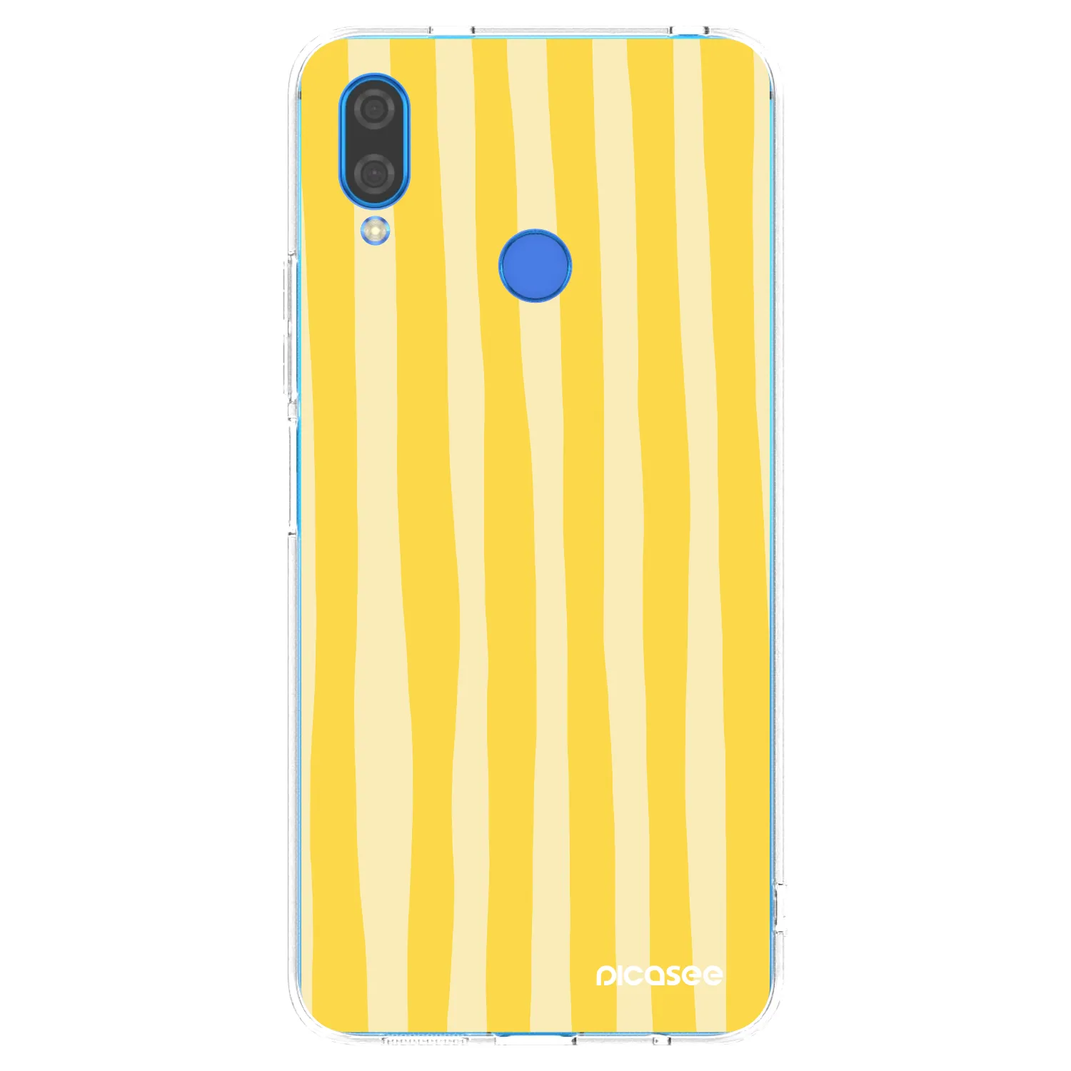 Picasee silikonski prozorni ovitek za Huawei Nova 3i - Lines lemon