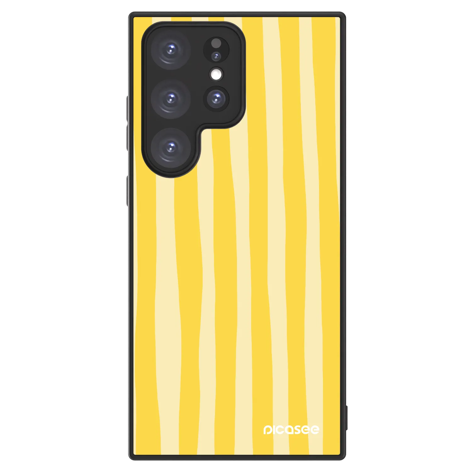 Picasee ULTIMATE CASE PowerShare za Samsung Galaxy S23 Ultra 5G - Lines lemon