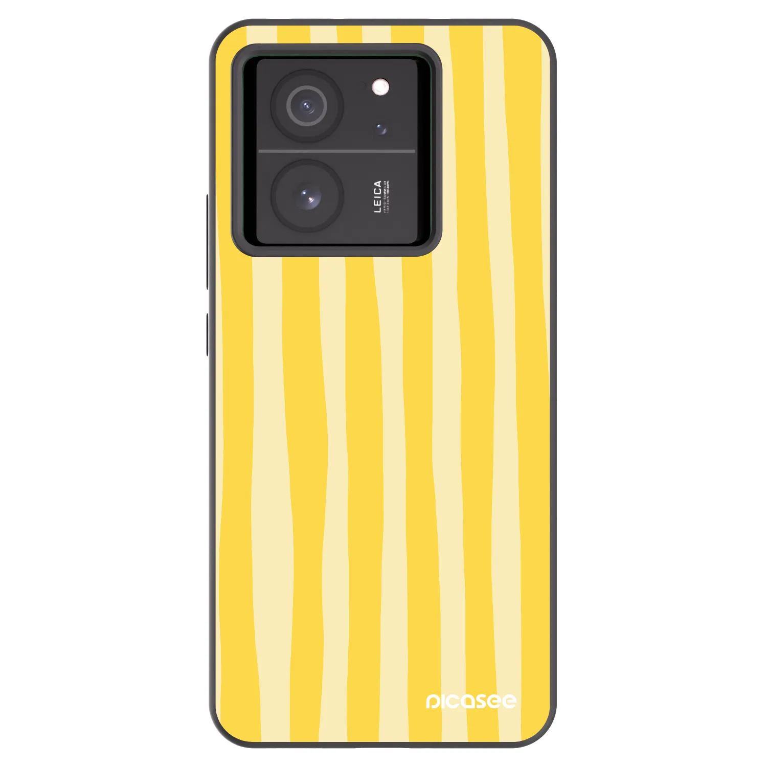 Picasee silikonski črni ovitek za Xiaomi 13T Pro - Lines lemon