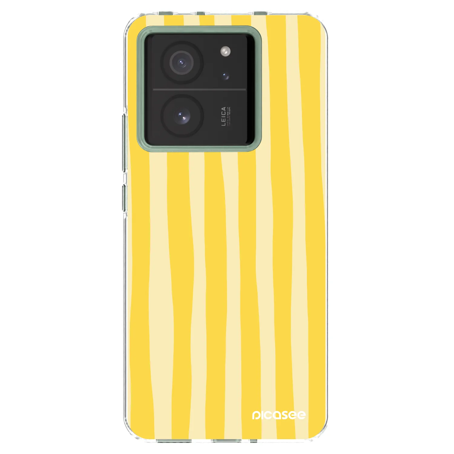 Picasee silikonski prozorni ovitek za Xiaomi 13T Pro - Lines lemon